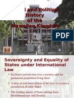 Legal and Political History of the Hawaiian
