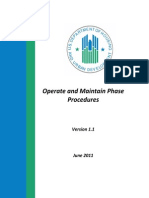 Operate and Maintain Phase Procedures: Version 1.1