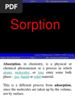 Sorption