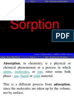 Sorption