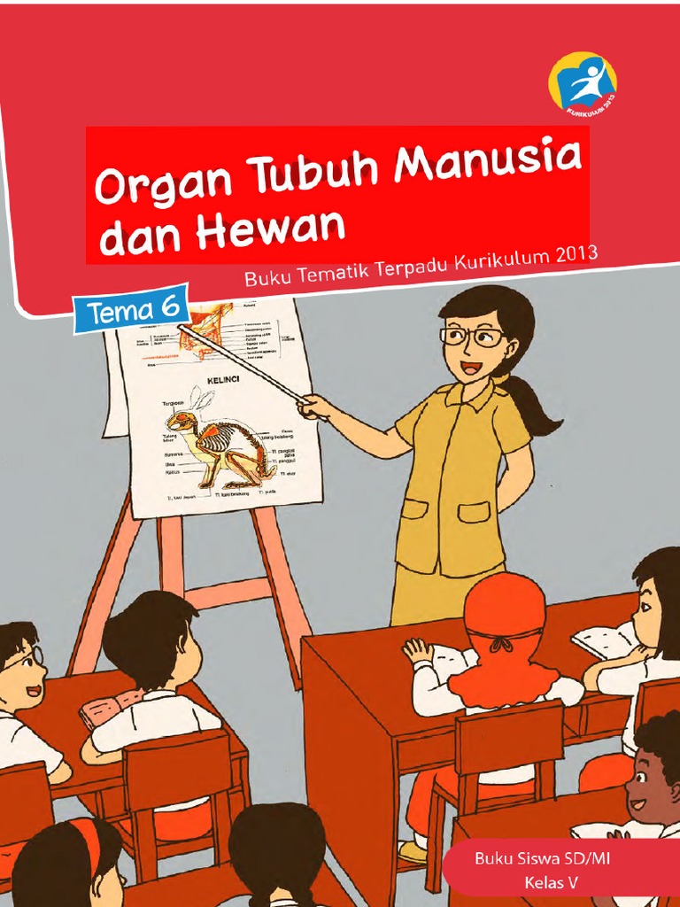  Kelas  05 SD  Tematik 6 Organ  Tubuh Manusia  Dan  Hewan 
