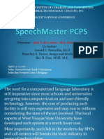Locally Made Digital Language Laboratory (SpeechMaster-PCPS)
