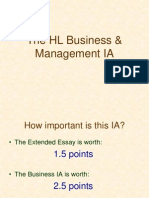Business Management IA SL