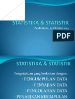 STATISTIKA & STATISTIK