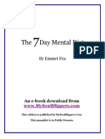 The Seven Day Mental Diet eBook