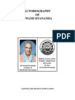 Auto Biography Shivanada Asramam