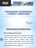 PERDAGANGAN  INTERNASIONAL