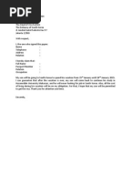 Draft Surat Sponsor untuk visa