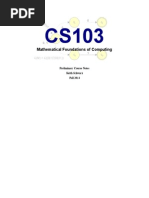 CS103 Mathematical Foundations of Computing PDF