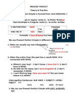 Present Perfect Tense Guide