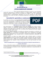 Influenta PAC in Romania 2007-2013