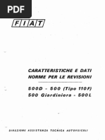 MANUALE FIAT 500 STORICA