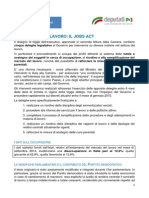 La Riforma Del Lavoro: Il Jobs Act