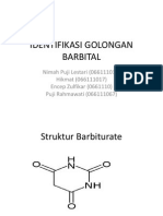 Identifikasi Golongan Barbital