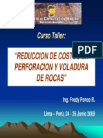 i. Costos de Perforacion en Mineria Superficial