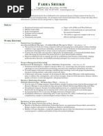 Rofessional Ummary: Patient Care Coordinator