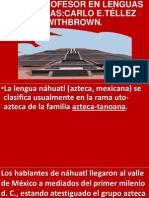La Lengua Náhuatl Presentación Jornadas 2014.