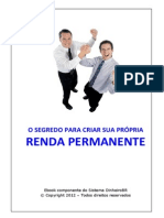 O Segredo para Criar Uma Renda Permanente Na Net PDF