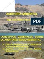 Auditoría Ambiental. Conceptos Generales