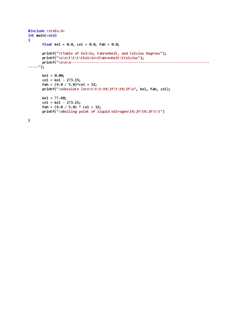 #Include Int Void Float | PDF | Computers