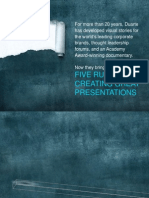 Five Rules For Creating Great Presentations