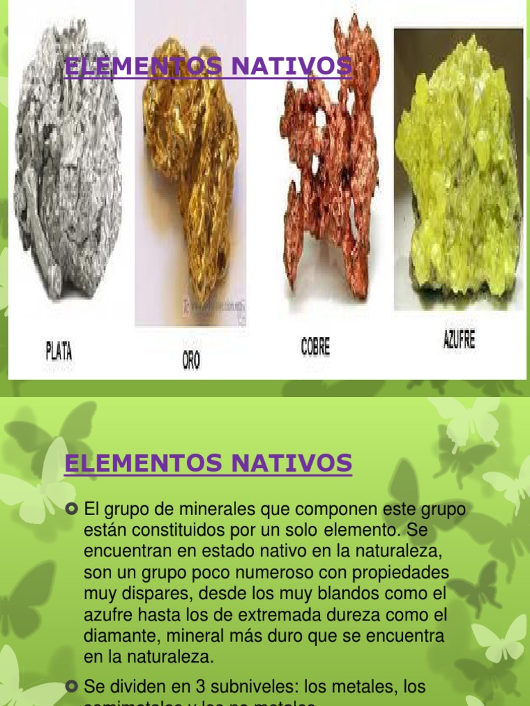 Elementos Nativos | Metales | Minerales