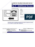 Priority 4 - Additional Access: ADA Checklist For Readily Achievable Barrier Removal