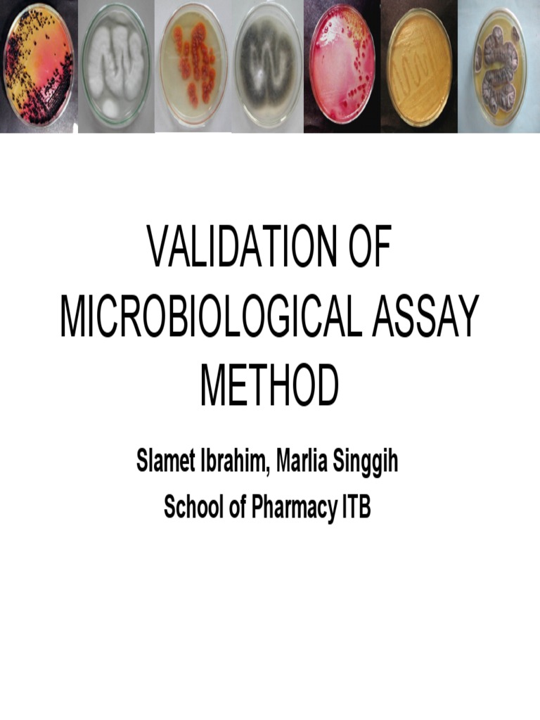 VALIDATION OF MICROBIOLOGY METHOD.pdf Verification And Validation Assay