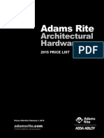 Adams Rite Price Book- 2015