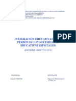 591 Objetivo 4 Informe Integración Educativa de Las Personas Con Necesidades Educativas Especiales