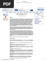Types of Numbers PDF