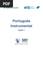 Português Instrumental  Aula 1