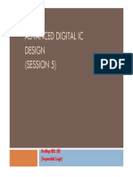 Advanced Digital Ic Design Design (Session 5) (SSSON5) : Verilog HDL (III) (Sequential Logic)