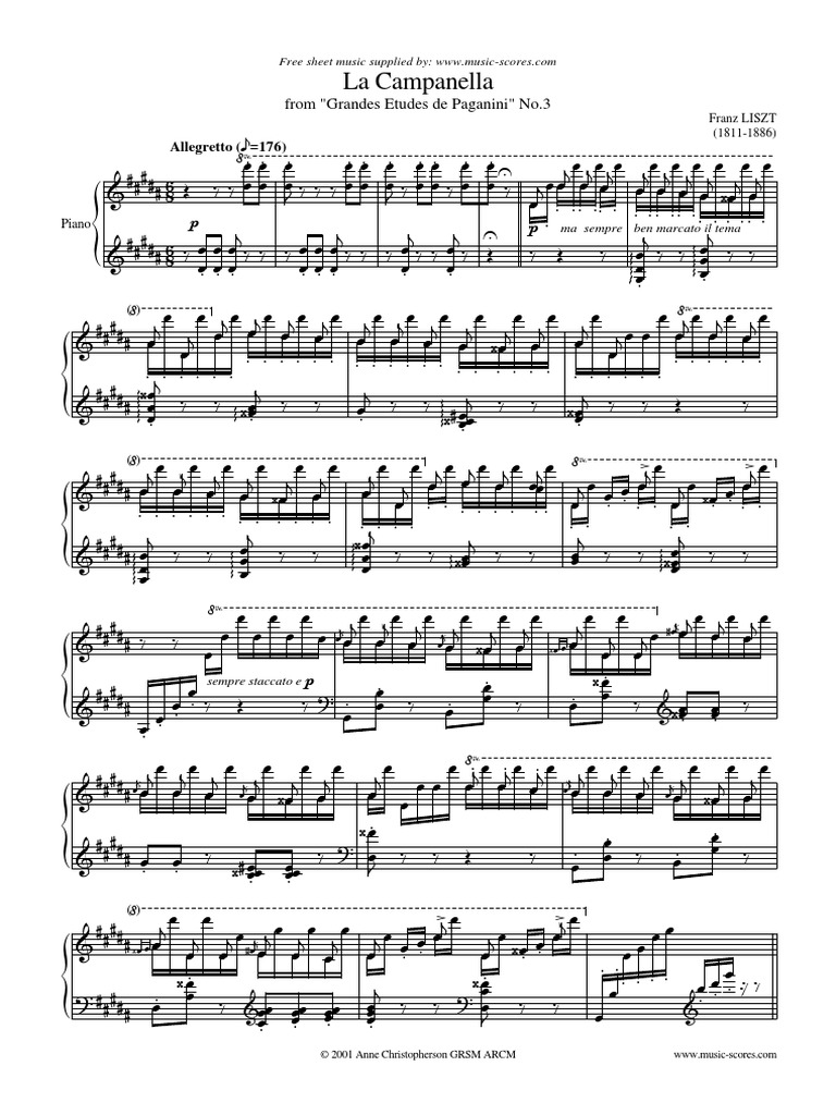 La Campanella Liszt