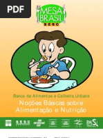 Cartilha Noções Basicas para Alimentação e Nutricão