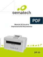1394308985-Impressora de Cheque DP-20 Manual 01 Manual Do Usuario