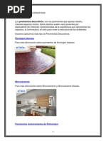 pavimentos decorativos