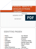 Laporan Kasus Stroke Iskemik Ppt