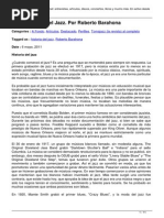 Breve Historia Del Jazz Por Roberto Barahona