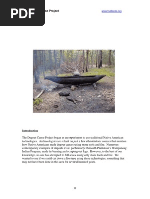 Dugout Canoe Article