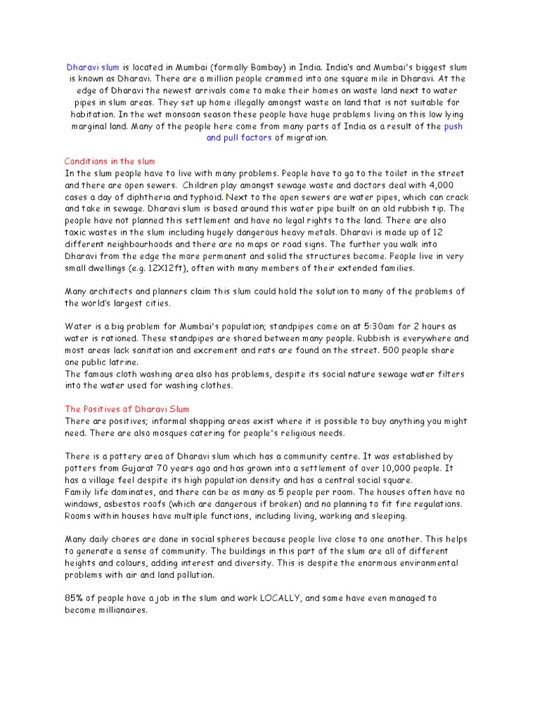 Case study of a slum child image