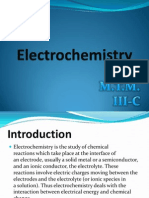 Electrochemistry