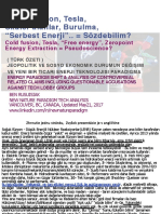 Download Souk fzyon Tesla Skaler alanlar Burulma Serbest Enerji  Szdebilim Trk zeti     Cold fusion Tesla Free Energy  Pseudo Science  by Ben Rusuisiak SN248847859 doc pdf