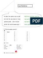 Number Chant Worksheet