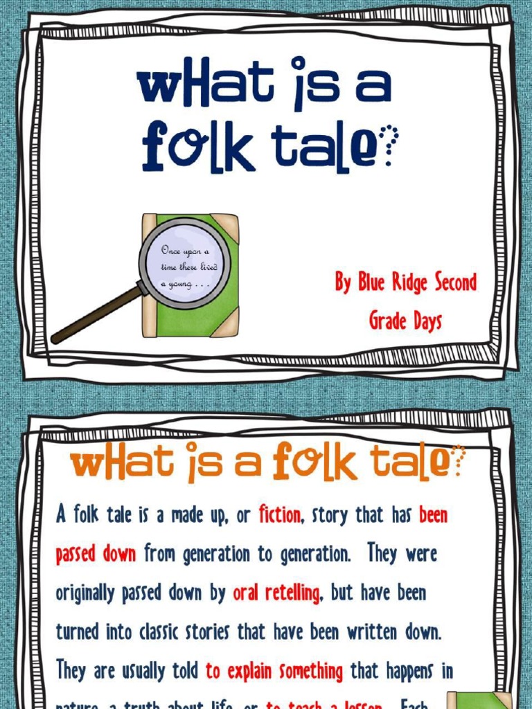 Elements of A Folk Tale PDF