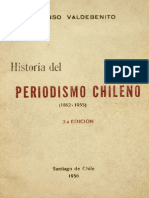 Historia Del Periodismo Chileno 1812-1955 - Alfonso Valdebenito