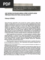 Cüneyt Güneş-Geç Roma Kaynaklarına Göre Avrupa Hun İmparatorluğu'Nda Savaş Sanatı