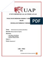 Determinacion de Proteinas Plasmaticas...