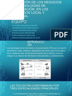 Evolución de Los Negocios de Tecnologías de Información