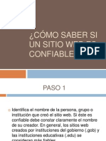 Cómo Evaluar La Confiabilidad de Una Página Web